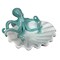Decorative Octopus Shell Tray Coastal Resin Catchall Dish 10 X 10 X 6 In